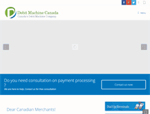 Tablet Screenshot of debit-machine-canada.com